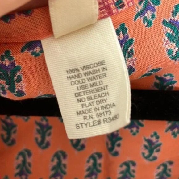 NWT RAGA Avah Geometric Print Split Front Maxi Dress - Picture 9 of 14